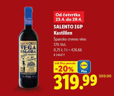 SALENTO IGP Kastilien