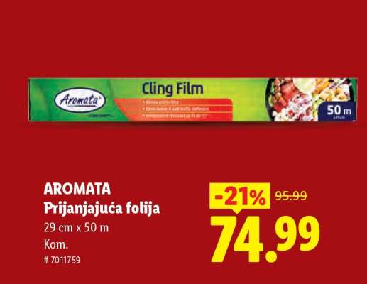 Aromata Prijanjajuća folija