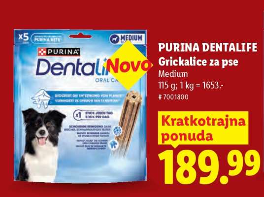 Purina Dentalife Grickalice za pse