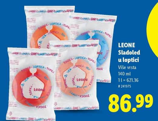 Leone Sladoled u loptici