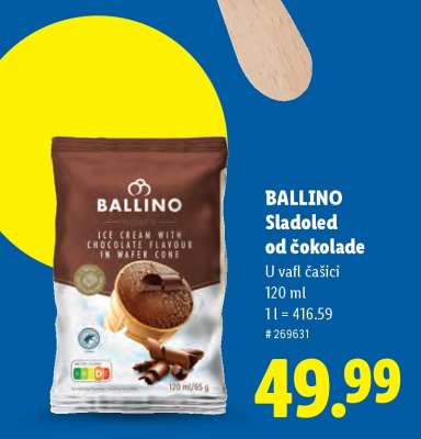 BALLINO Sladoled od čokolade