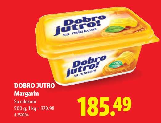 Dobro jutro margarin