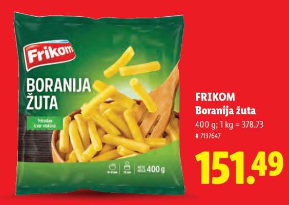 Frikom Boranija žuta