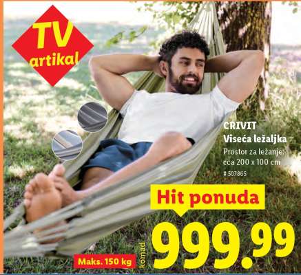 CRIVIT Viseća ležaljka