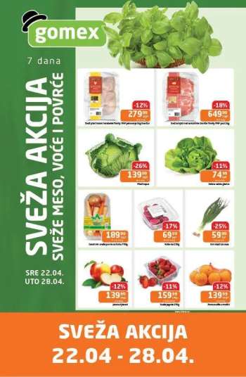 Gomex katalog - 22.04.2026 - 28.04.2026.