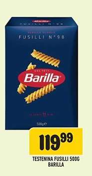 TESTENINA FUSILLI 500G BARILLA