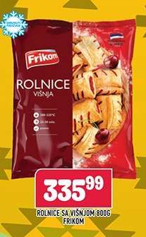 Rolnice sa višnjom 800g Frikom