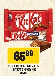 Čokoladica Kit Kat 41.5g i Kit Kat Chunky 40g