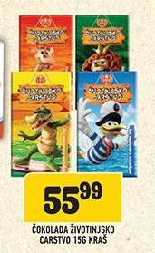 Čokolada Životinjsko Carstvo 15g Kraš