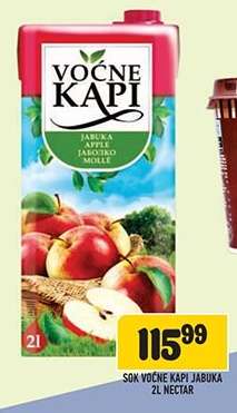 Voćne Kapi Jabuka 2L Nectar