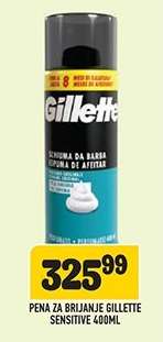 Pena za brijanje Gillette Sensitive 400ml