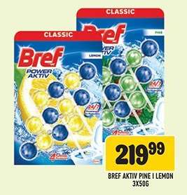Bref Aktiv Pine i Lemon 3x50g