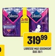 Libresse Max Goodnight Duo 20/1