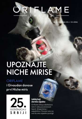 Oriflame katalog - 22.04.2026 - 12.05.2026.