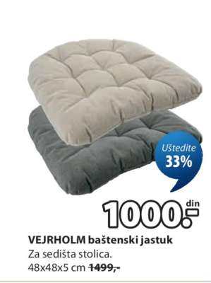 VEJRHOLM BAŠTENSKI JASTUK