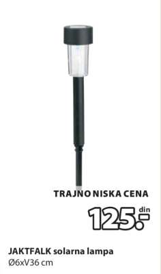 JAKTFALK SOLARNA LAMPA