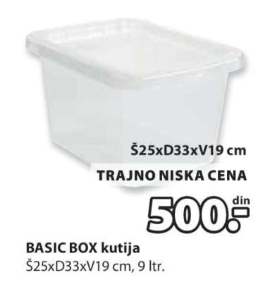 BASIC BOX KUTIJA