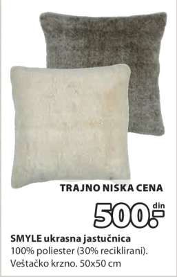SMYLE UKRASNA JASTUČNICA