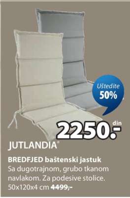JUTLANDIA Bredfjed Baštenski Jastuk