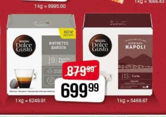 Nescafé Dolce Gusto Ristretto Barista & Espresso Napoli