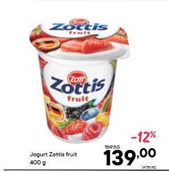 Jogurt Zottis fruit