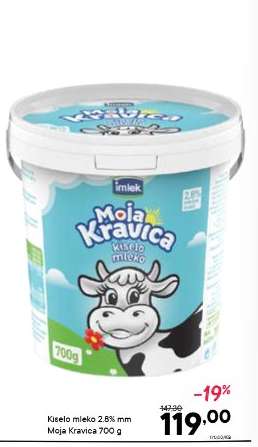 Kiselo mleko 2,8 % mm