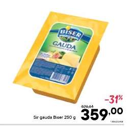 Sir gauda Biser 250 g