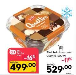 Sladoled choco colori Quattro 1500 ml