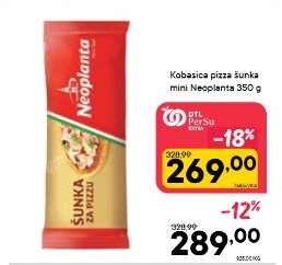 Kobasica pizza šunka mini Neoplanta 350 g
