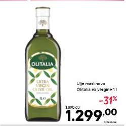 Ulje maslinovo Olitalia ex vergine 1 l