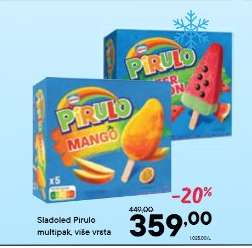 Sladoled Pirulo multipak, više vrsta
