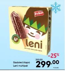 Sladoled štapić Leni multipak