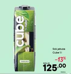Sok jabuka Cube 1l