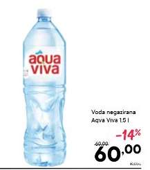 Voda negazirana Aqva Viva 1.5 l