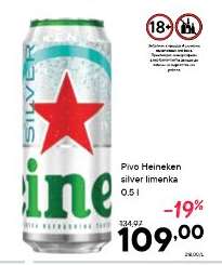 Pivo Heineken silver limenka