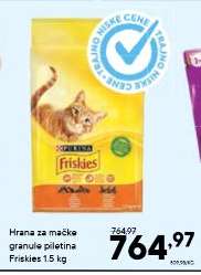 Hrana za mačke granule piletina Friskies 1.5 kg