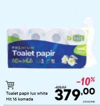 Toalet papir lux white Hit 16 komada