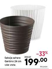 Saksija sahara Gardino 24 cm