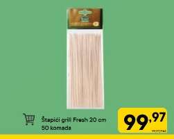 Štapići grill Fresh 20 cm
