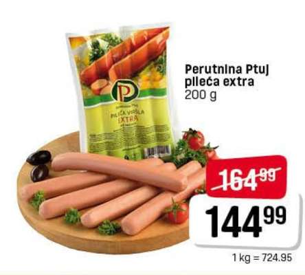 Perutnina Ptuj plleća extra