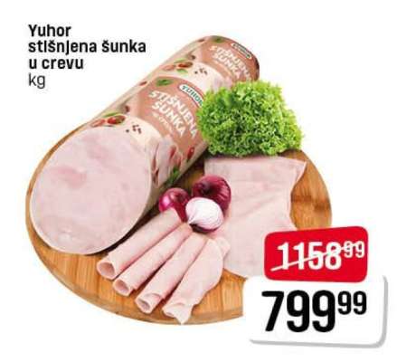 Yuhor stišnjena šunka u crevu