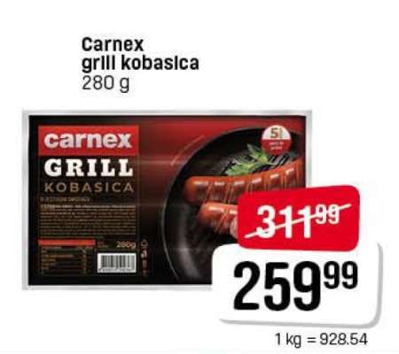 CARNEX GRILL KOBASICA