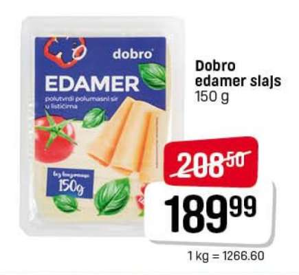 Dobro edamer slajs