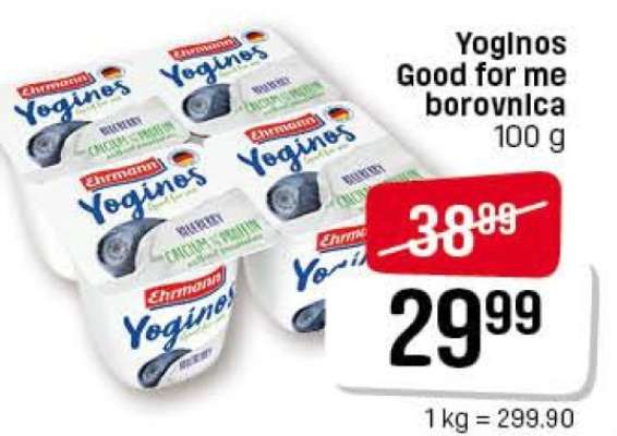 Yoginos Good for me borovnica