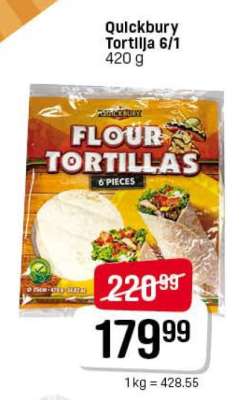 Quickbury Tortilla 6/1