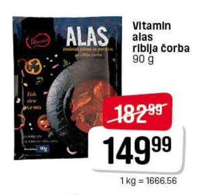 Vitamin alas riblja čorba 90 g