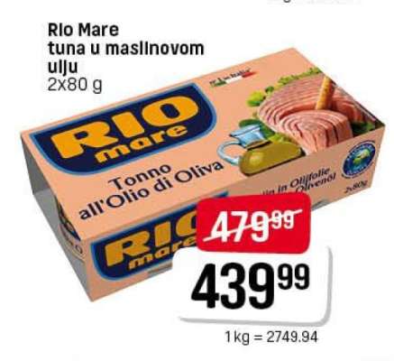 Rio Mare tuna u maslinovom ulju