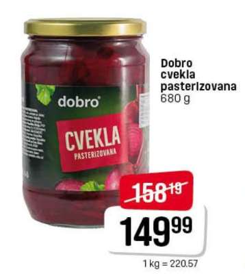 Dobro cvekla pasterizovana