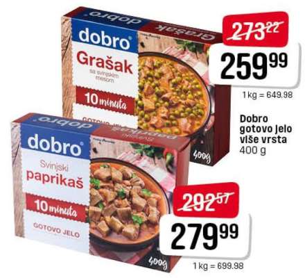 Dobro Grašak sa svinjskim mesom