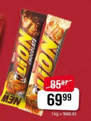 Lion Chocolate Bars